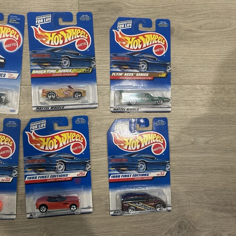 Hot Wheels Lot Of 6 Dodge Diecast Cars 1:64